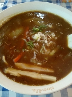 「カレーラーメン」@札幌ラーメン 味乃帝王の写真