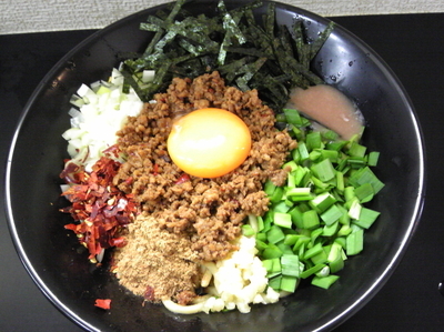 「【限定】台湾まぜそば」@自家製麺SHINの写真