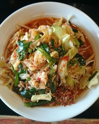 「極辛拉麺【野菜増し 】」@激辛拉麺 鷹の爪の写真