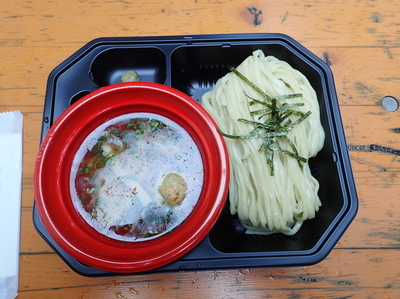 「塩つけ麺 灯火  秋田比内地鶏の黄金塩つけ麺」@大つけ麺博プレゼンツ つけ麺VSラーメンの写真