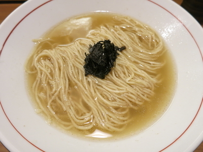 「浅利のかけそば 700円 ＋ 鯛めし小 （VIPカード利用）」@鯛塩そば 灯花 本店の写真