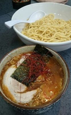 「ハバネロつけ麺【プロ級】」@ハッスルラーメンホンマ 亀戸本店の写真