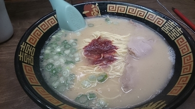 「豚骨ラーメン」@一蘭 梅田阪急東通店の写真