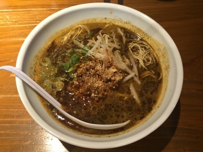 「ブラック担々麺」@博多 龍ノ髭 宇都宮店の写真
