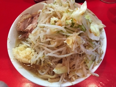 「小ラーメン+チーズ【800円】」@ラーメン二郎 府中店の写真
