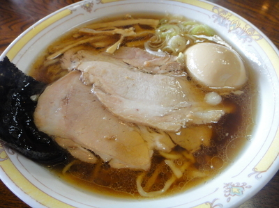 「中華そば・こってり＋味付玉子」@中華そば処 琴平荘の写真