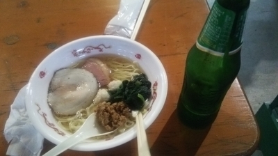 「而今（大阪府）芳醇貝出汁鶏塩そば」@大つけ麺博プレゼンツ つけ麺VSラーメンの写真