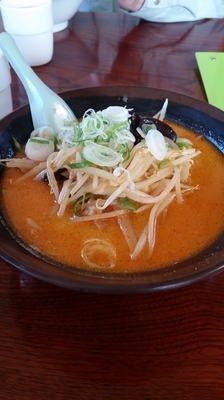 「オロチョンラーメン」@北海道ラーメン 新源の写真