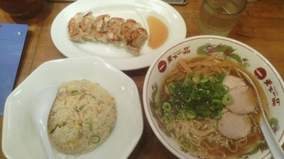 「サービス定食(あっさり)1040円」@天下一品 大宮東口店の写真