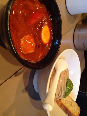 「海老トマトつけ麺全部のせ」@つけ麺 五ノ神製作所の写真