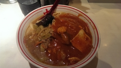 「蒙古タンメン、大盛」@蒙古タンメン 中本 渋谷店の写真