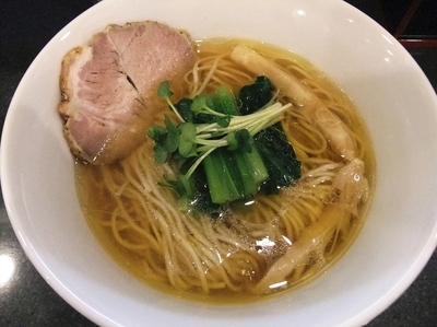 「中華そば　醤油その2(広島牡蠣の甘口だし醤油)（650円）」@中華そば 安成の写真