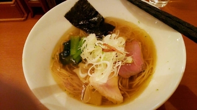 「塩そば 850円」@饗 くろ㐂の写真