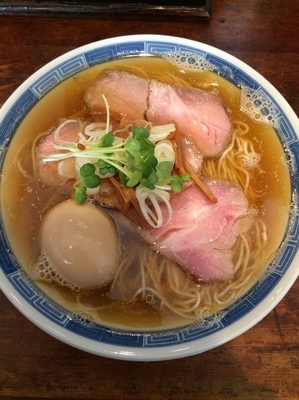 「味玉煮干しそば850円」@中華そば しば田の写真