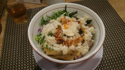 「まぜそば(大盛り)」@セアブラノ神 伏見剛力の写真