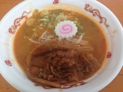 「金澤濃厚中華そば神仙の「濃厚味噌「炎・炙」肉盛そば」@大つけ麺博プレゼンツ つけ麺VSラーメンの写真