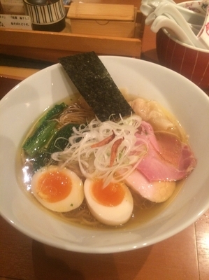 「特製塩そば」@饗 くろ㐂の写真