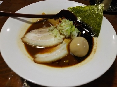 「【限定】黒味噌めん　＋チャーシュー、味玉：サービス券」@凌駕Ninjaの写真