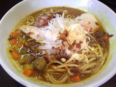 「【限定】カレーヌードル￥800」@打立て自家製麺 ラーメンKの写真