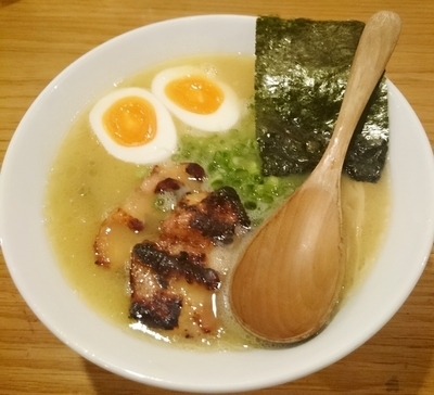 「スペシャルラーメン ぽてり(980円)+替玉(100円)」@鶏ポタラーメン THANK 大門店の写真
