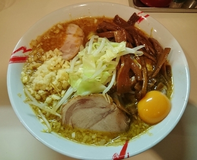 「スープカレーそば \830＋メンマ \150」@麺家ぶんすけの写真