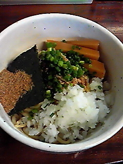 「まぜそば¥700」@白ひげの写真