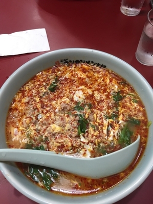 「ニラ入りタンタンメン(中辛)」@元祖ニュータンタンメン本舗 東神奈川店の写真