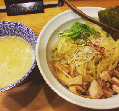 「つけそば あつもり 1.5玉」@鶏そばつけそば そるとの写真