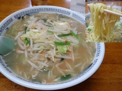 「タンメン594円」@中華料理 一番 本店の写真