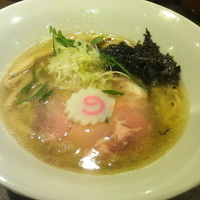 豊深煮干しそば（塩・平打ち麺）