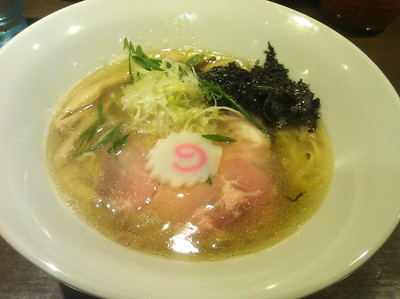 「豊深煮干しそば（塩・平打ち麺）」@麺や 虎徹の写真