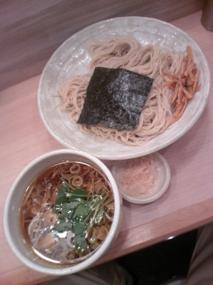 「鶏つけ麺（醤油）８５０円」@麺屋零式の写真