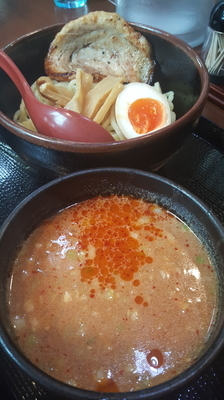「北海道味噌　辛味噌つけ麺　激辛」@蔵出し味噌 麺場 喜久屋 蘇我店の写真