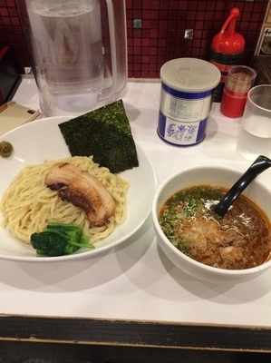 「海老つけ麺」@海老・特濃煮干そば まるはの写真