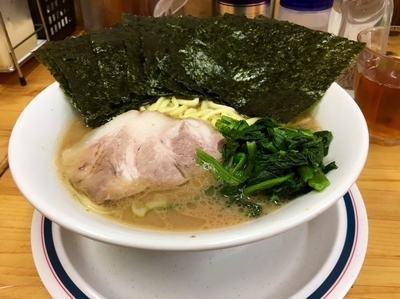 「のりラーメン 並 ¥780」@横浜家系ラーメン 武蔵境つばさ家の写真