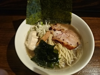 「３代目ニボキチ(中)」@煮干専門 中華そば 平八の写真