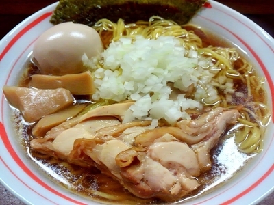 「晴星流八王子ラーメン 600円（味玉はクーポン利用）」@麺や 晴星の写真