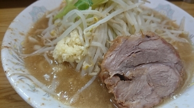 「大ラーメン(ニンニク)」@ラーメン二郎 赤羽店の写真