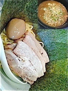 「つけ麺（チャーシュー麺のチケットで/￥1000）」@さんじの写真