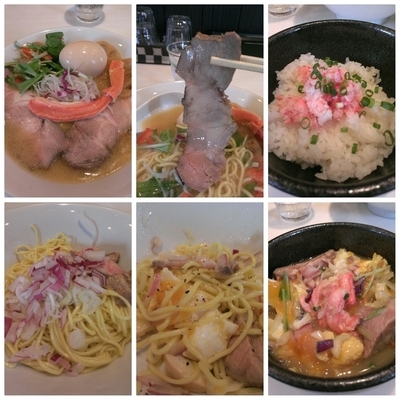 「【1周年限定】エビ・カビ合戦＋エビの香りの替え玉＋〆のカニ飯」@麺や 彩～iro～の写真