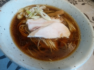 「吟撰鶏そば醤(並盛・180g)750円」@麺工 小烏丸の写真