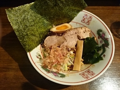 「黒油(ハーフ)」@煮干専門 中華そば 平八の写真