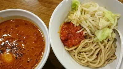 「とまと味噌つけめん 800円」@らーめん カッパハウスの写真