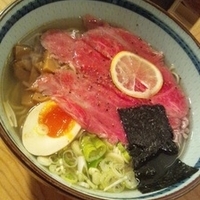 １日４５食限定『A-５飛騨牛とび肉塩そば 大(￥1600)』