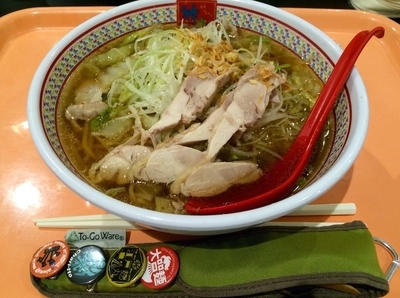 「蒸し鶏と白髪ねぎのおいしいラーメン」@どうとんぼり神座 イオンモール茨木店の写真