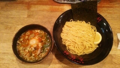 「つけ麺(並)(あつもり)＋半熟玉子」@濃厚豚骨醤油ラーメン 太龍軒 恵比寿本店の写真