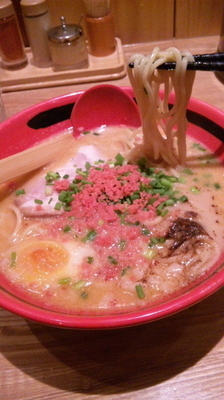 「えびしお 太麺 ¥750」@えびそば一幻 新千歳空港店の写真