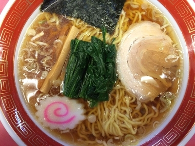 「浜田屋中華そば 650円（ほうれん草+100円）」@中華ソバ ハマダヤ 50号バイパス店の写真