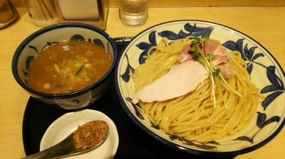 「鶏と魚介のつけめん（山盛）」@つけ麺 たけもとの写真
