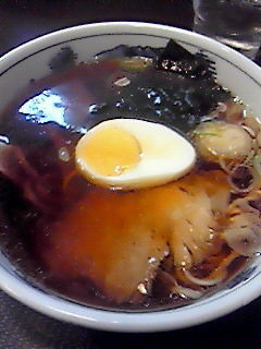 「ハーフらーめん（醤油）¥480」@フジメン ペガサート店の写真